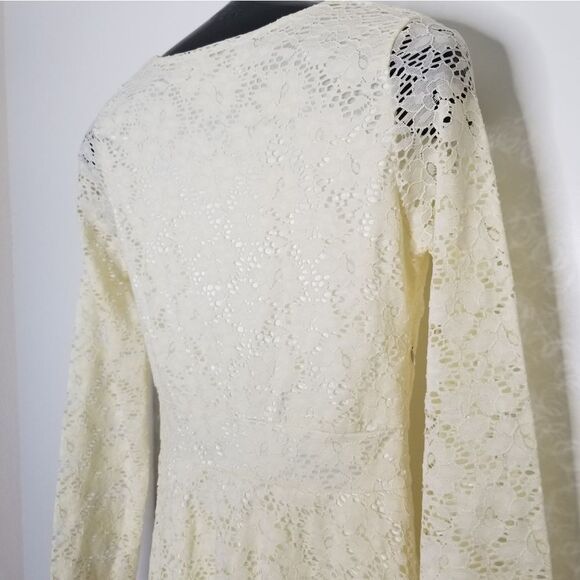LACE Casual Summer Spring Dress Long Sleeve - Picture 6 of 14